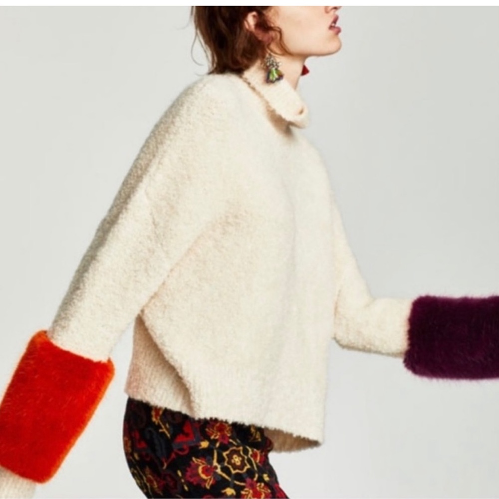 Oversized Knit Wool Sweater